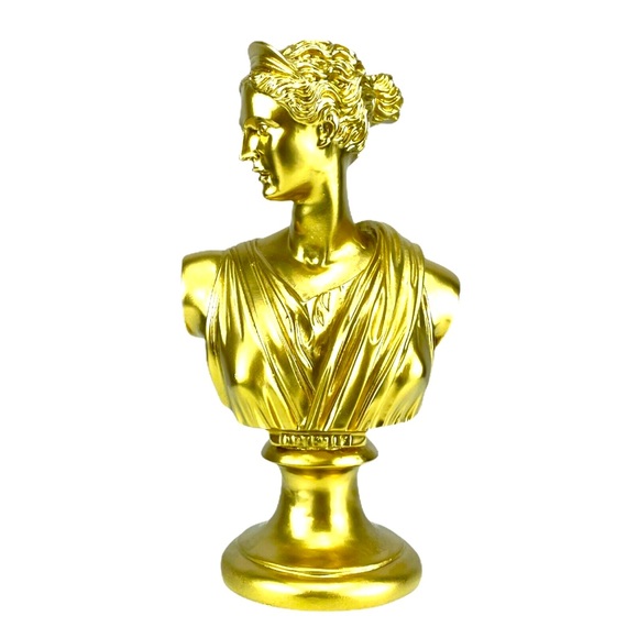 Accents Artemis Diana Greek Roman Goddess Bust Statue Sculpture